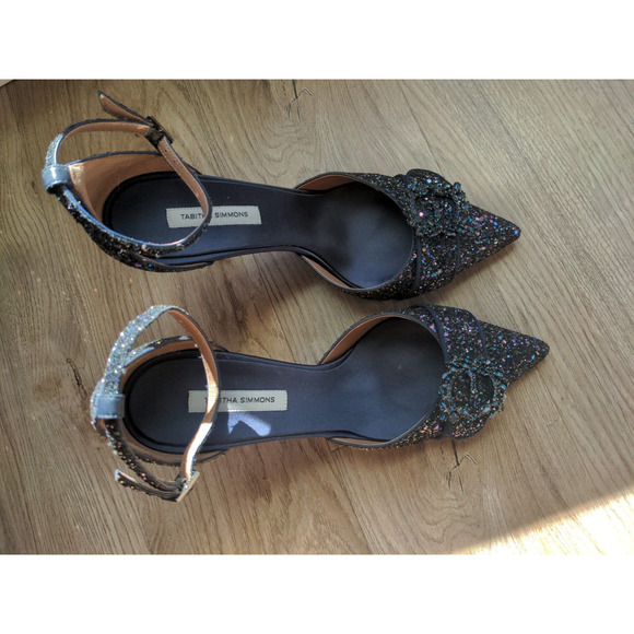 Tabitha Simmons Shoes Tabitha Simmons Tie The Knot Glitter Crystal